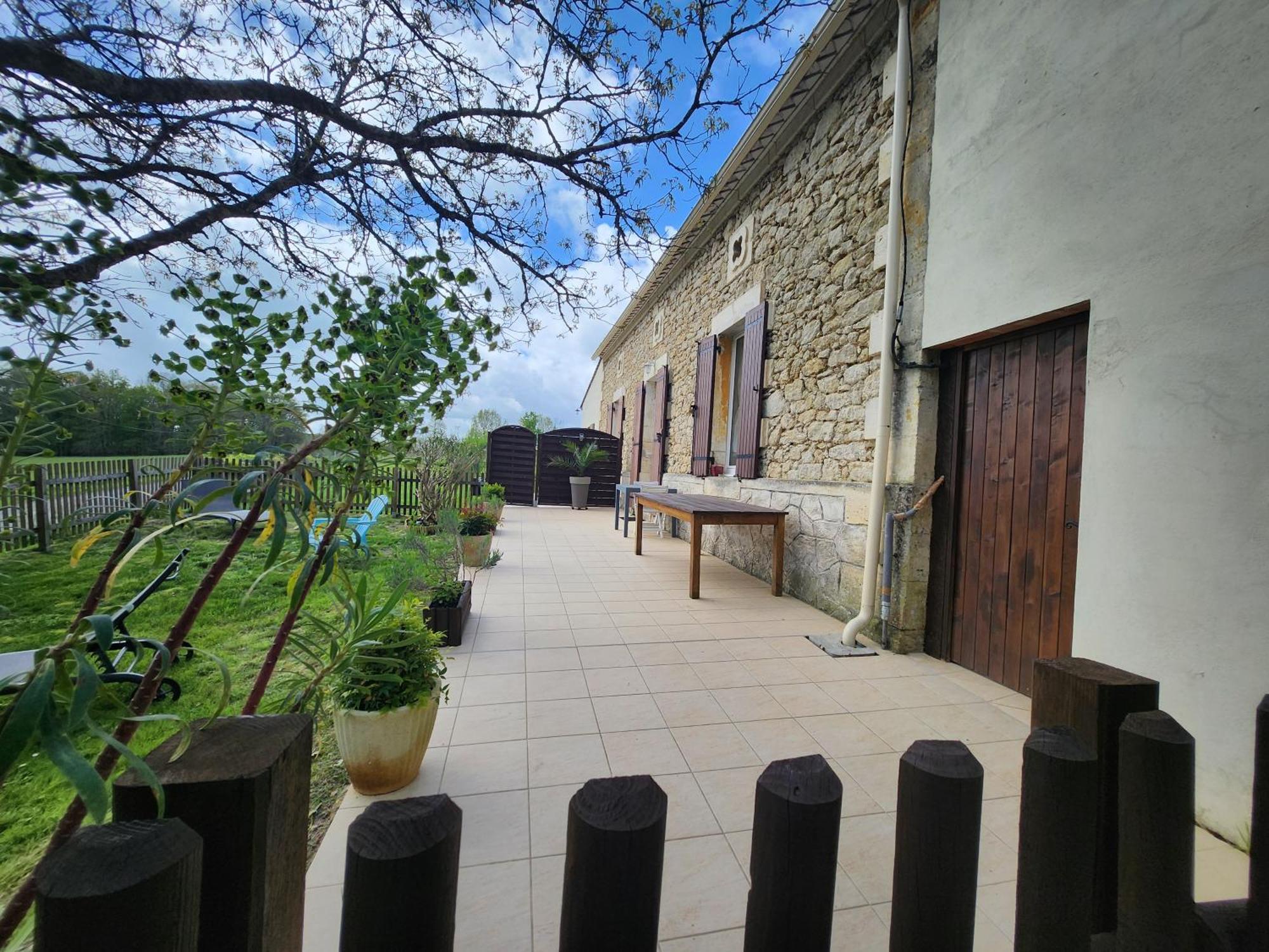 Gîte à la campagne tout confort Montazeau Exterior foto