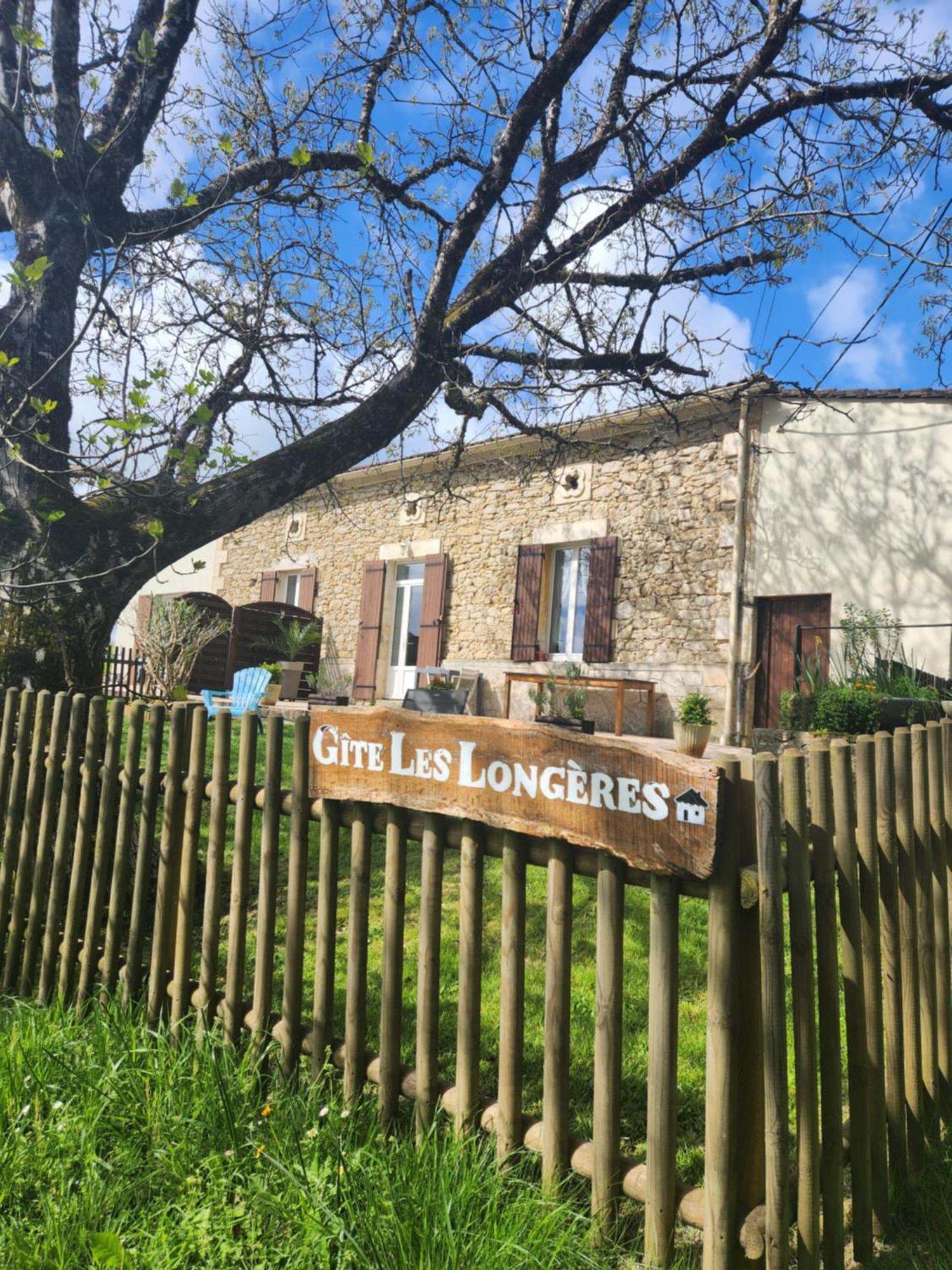 Gîte à la campagne tout confort Montazeau Exterior foto